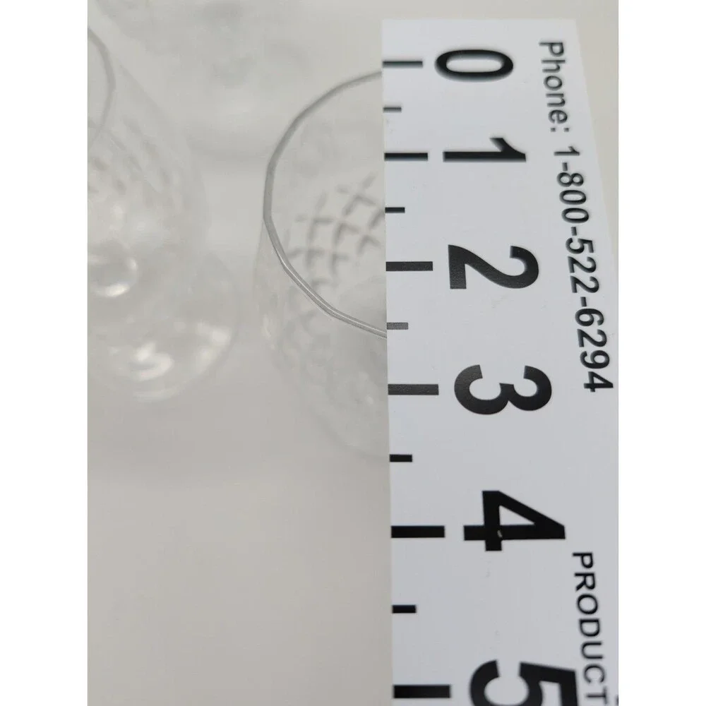 VTG (4) Cristal D'Arques LONGCHAMP Lead Crystal Brandy Snifters  Cognac Glasses